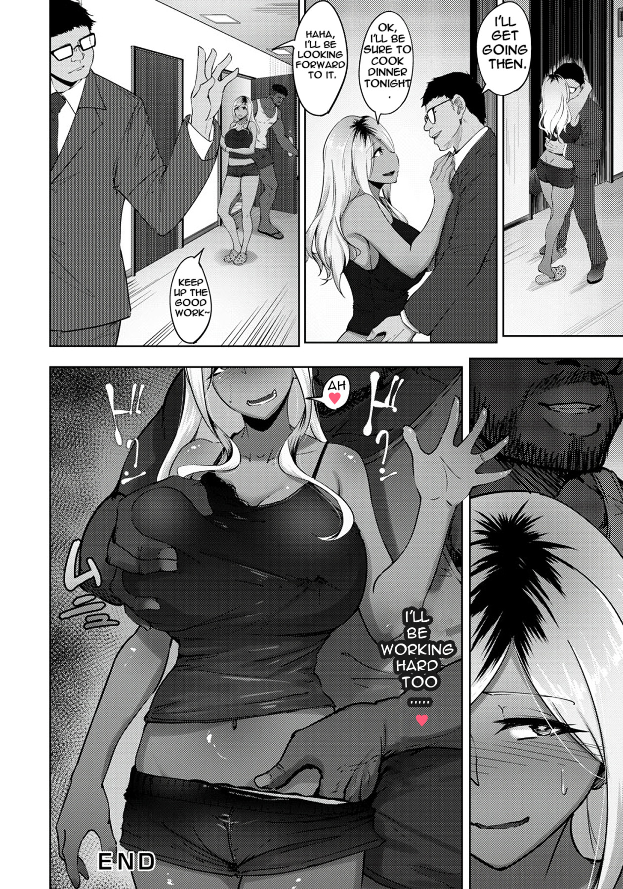 Hentai Manga Comic-How This Dark-Skinned Gal Wife Began Cheating-Read-24